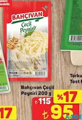 BAHÇIVAN ÇEÇİL PEYNİRİ 200 G